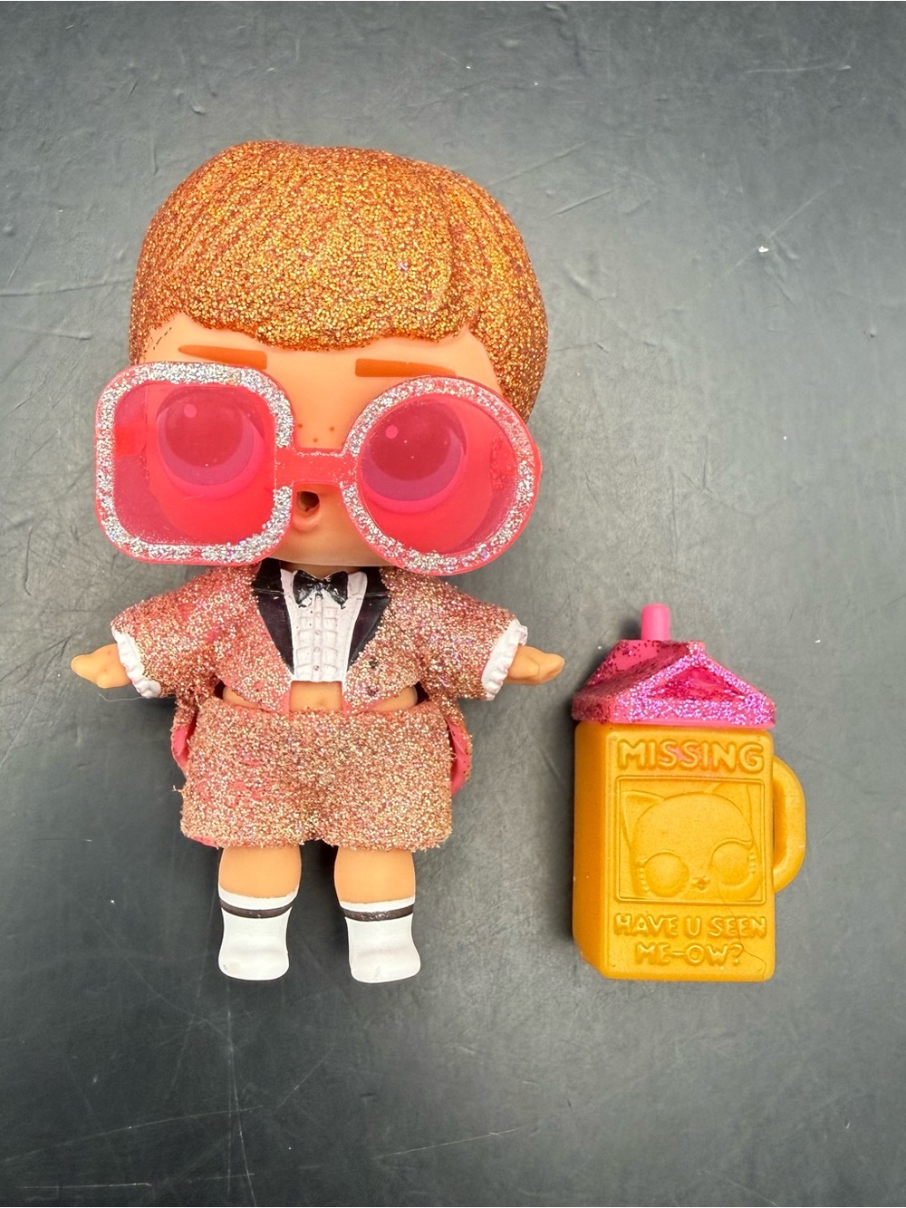 ULTRA RARE L.O.L. Surprise Boys Piano King Doll Elton John w/Glasses & Bottle